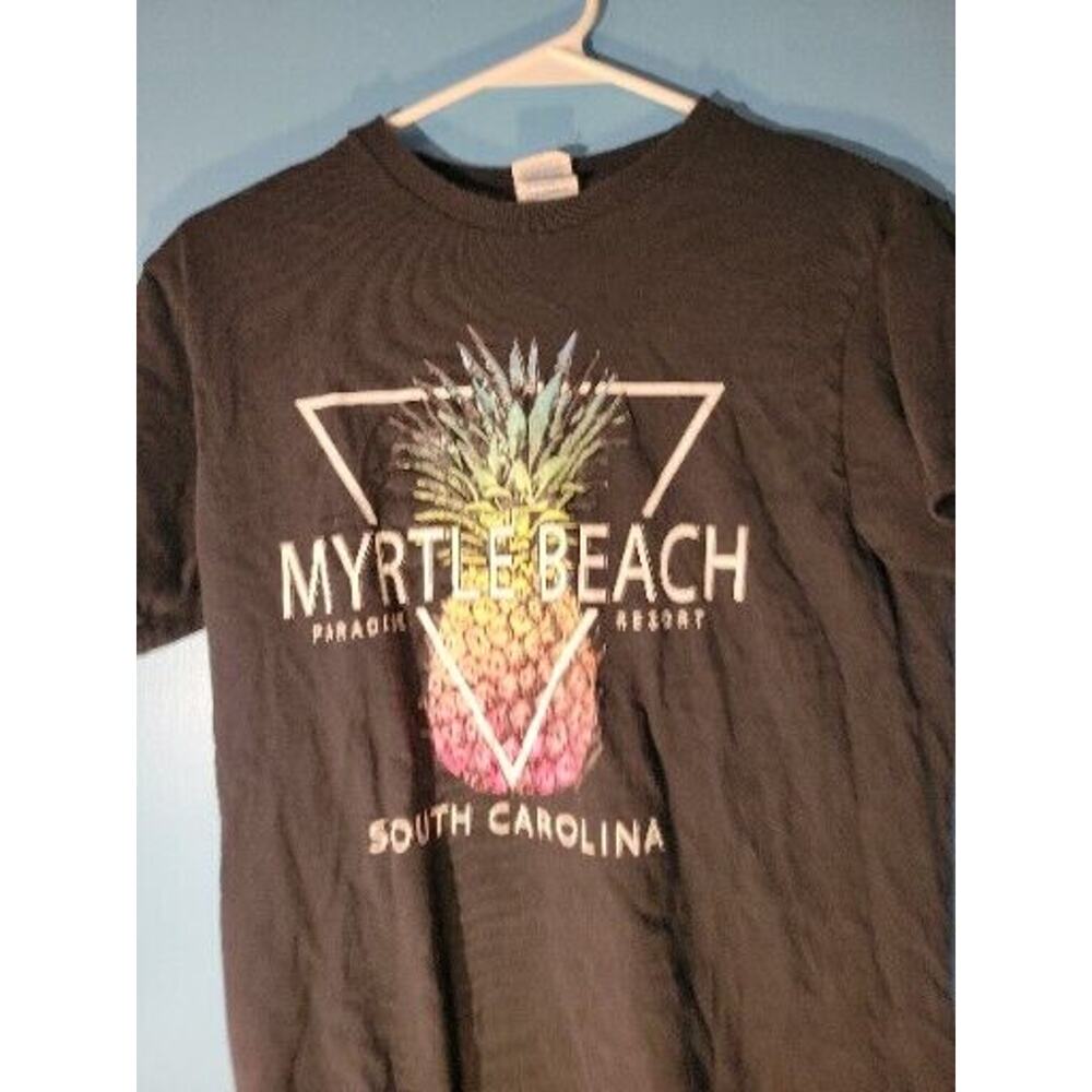 Myrtle Beach South Carolina Paradise Resorts Mens Pineapple T Shirt Size S